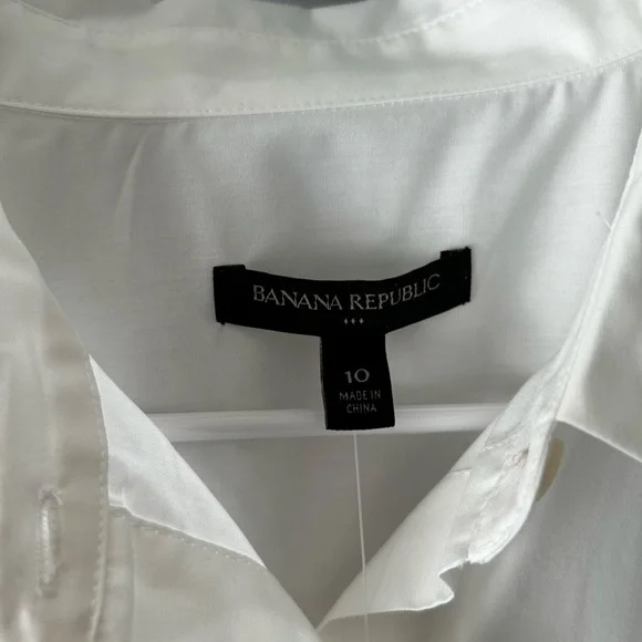 BNWT Banana Republic white cotton dress - Picture 3 of 3